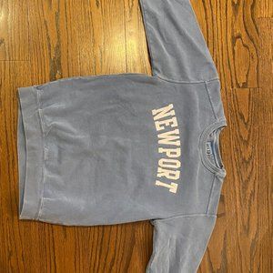Blue Newport crewneck
